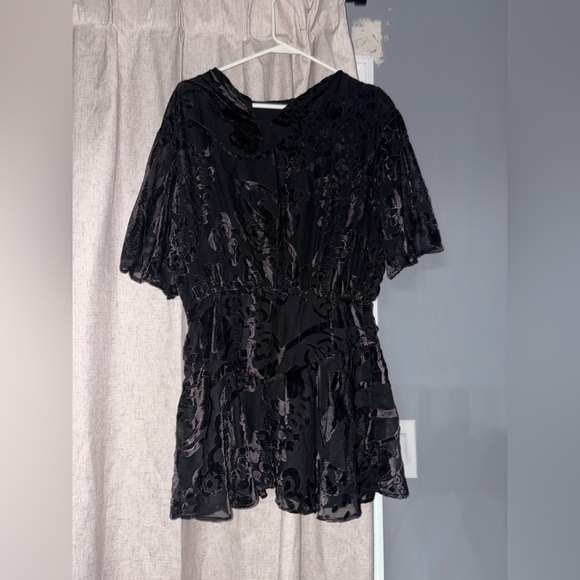 Free People Black Mini Dress - Picture 5 of 6